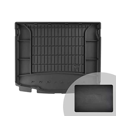 Abbildung von FROGUM ProLine 3D Gummimatte Exklusive Auto Kofferraummatte Kofferraumwanne für Ford Kuga III Titanium ab 2019 Bequemer Organiser Die höchsten Kanten