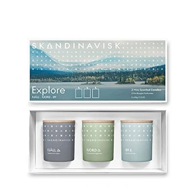 Abbildung von Skandinavisk Explore TRIO MINI Candle Giftsets Duftset, Größe: One Size,