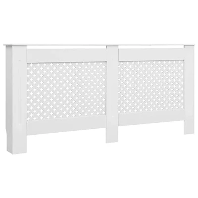 Abbildung von vidaXL Heizkörper Wäschetrockner Heizkörperabdeckung Weiß 172x19x81,5 cm MDF