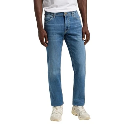 Abbildung von Lee Daren ZIP FLY Jeans Straight Leg, Herren, Größe: 38x32, Denimblau