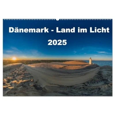 Abbildung von Dänemark Land im Licht (Wandkalender 2025 DIN A2 quer), CALVENDO Monatskalender