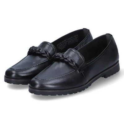 Abbildung von Tamaris Slipper, Damen, Größe: 39, Black leather Leder