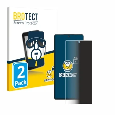 Abbildung von BROTECT (2 Stück Anti Spy Blickschutzfolie für Motorola Moto G85 Privacy Screen Protector [Displayschutz Folie, Sichtschutz, Blaulichtfilter]
