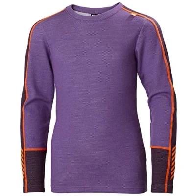 Abbildung von Helly Hansen Jungen Jr Lifa Merino Midweight Set Hose, Zerkleinerte Traube, 14 Jahre