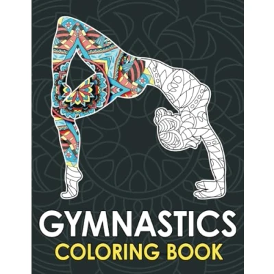 Abbildung von Gymnastics Coloring Book: A Relaxing Mandala book Beautiful Gift For Gymnast Girls And Coach