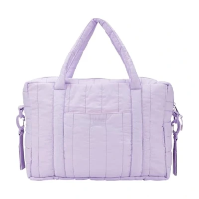 Abbildung von Hylat Baby Wickeltasche Produkte für Kinder, Gesteppte Tasche Windeln und Kindersachen Violett