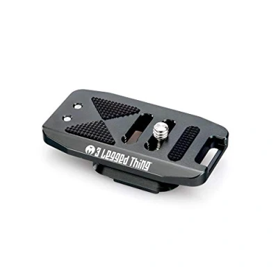 Abbildung von 3 Legged Thing BASE70 PD Arca und Peak Design kompatible Schnellwechselplatte 70mm Grau