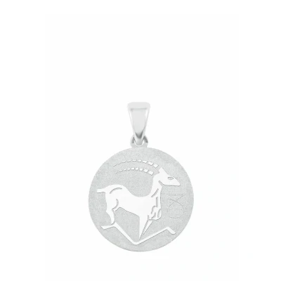 Abbildung von amor Unisex Steinbock Charm, Größe: One Size, Silber