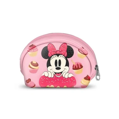 Abbildung von Disney Minnie Maus Muffin Casual Oval Geldbörse, Rosa, 12 x 9 cm