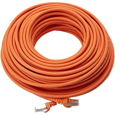 Abbildung von Digital data communication equip Cat.6A S/FTP Patchkabel, 30m, Orange