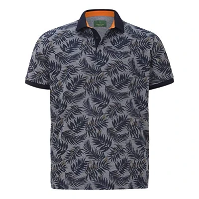 Abbildung von Charles Colby EARL Angus Poloshirt, Herren, Größe: 5XL, Blau gemustert