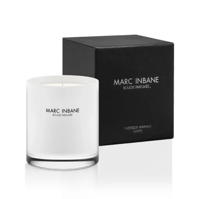 Abbildung von MARC INBANE Luxus Duftkerze Pastèque Ananas Weiß
