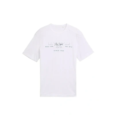Abbildung von TOM Tailor MIT Print Tshirt print, Herren, Größe: Small, White