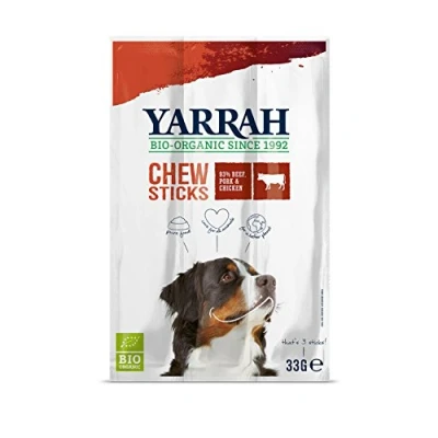 Abbildung von Yarrah Kausticks (3x11g) Bio Hundesnack, 25er Pack (25 x 0.033 kg)