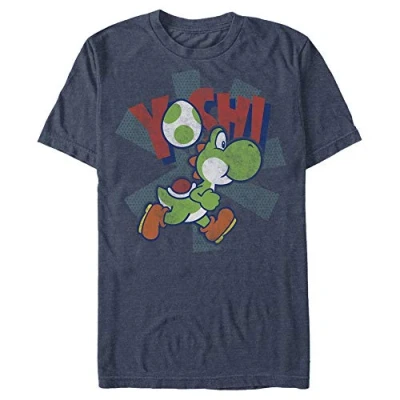 Abbildung von Nintendo Herren So Yo T Shirt, Navy Htr, L