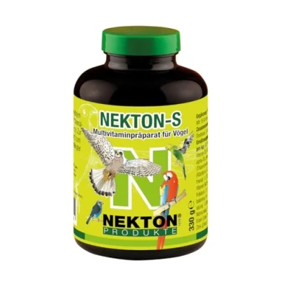 Abbildung von NEKTON S Multivitaminpräparat für Vögel Vitamine, Aminosäuren, Mineralstoffe und Spurenelemente Made in Germany (330g)