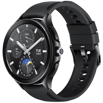 Abbildung von Xiaomi Watch 2 Pro Schwarz (Schwarz Rubberen Armband)