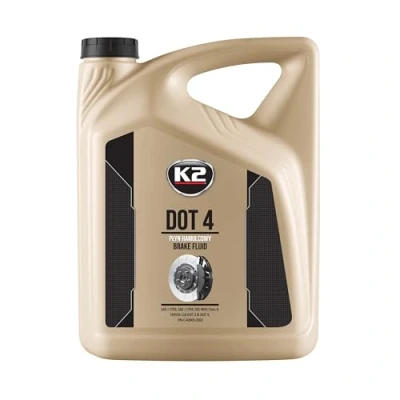 Abbildung von K2 DOT 4 Bremsflüssigkeit, vollsynthetisch, mischbar mit 3 und Klasse, 5kg (ca 5l)