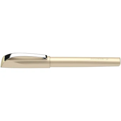 Abbildung von Schneider 186253 Ceod Shiny Tintenroller (Rechts und Linkshänder, Strichstärke M, inkl. Tintenpatrone Königsblau) Light Gold