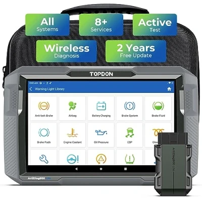 Abbildung von TOPDON Diagnosegerät Auto ArtiDiag900 Lite für alle Systeme, kabelloser Bluetooth OBDII Diagnosewerkzeug mit 8+ Reset Diensten, aktivem Test, TSB Bericht, AutoVIN, 2 Jahre kostenloses Update