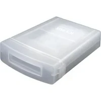 Abbildung von ICY BOX IB AC602a Schutzbox aus Kunststoff Für 3,5&quot; (8,9 cm) Festplatten, stapelbar (transparent/matt), Durchscheinend, 3,5 Zoll