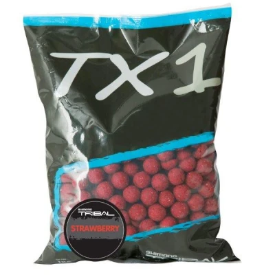 Abbildung von Shimano Tx1 Strawberry Boilie 20mm, 1kg Boilies