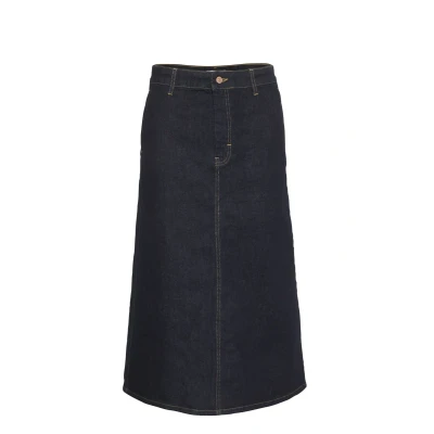 Abbildung von Part Two Friggepw Alinienrock, Damen, Größe: 34, Dark denim
