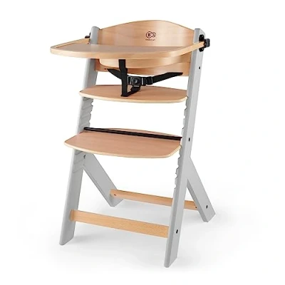 Abbildung von Kinderkraft Enock Hochstuhl, Holz/grau