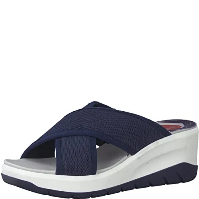 Abbildung von Jana Softline Damen 8 27260 20 Pantoletten, Navy, 41 EU