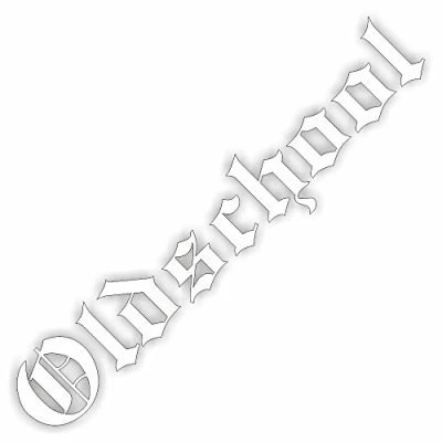 Abbildung von folien zentrum Oldschool Eiserne Kreuz Weiß 16 x 2,5 cm hochwertiger Aufkleber Auto Tuning OEM &amp; JDM Sticker Lustige für Stickerbomb Autoaufkleber Made in Germany
