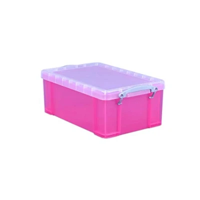 Abbildung von REALLYUSEFULBOX Aufbewahrungsbox Really Useful Box 9l transparent/
