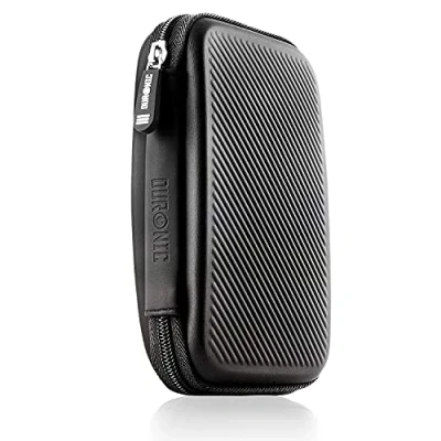 Abbildung von Duronic HDC2 BK externe Festplatten Schutzhülle Stoßsichere Festplattentasche 2,5&quot; SSD Cover Hardshell Tasche Hülle für Western Digital