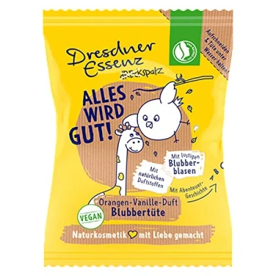 Abbildung von Dresdner Essenz Blubbertüte Alles Wird Gut! mit frischem Orangen Vanilleduft