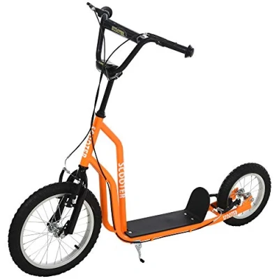 Abbildung von HOMCOM Scooter Kinderroller mit Handbremse