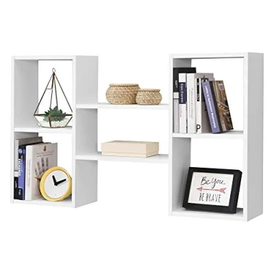 Abbildung von en.casa Wandregal, »Lillesand« Bücherregal mit 5 Ablagen 101x18x60cm Weiß