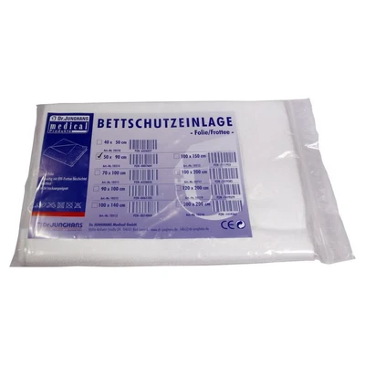 Abbildung von Bettschutzeinlage Folie Frottee 50x90 cm 1 St