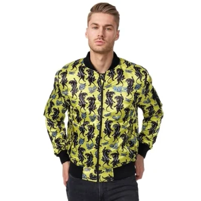 Abbildung von Benlee Panther Bomberjacke, Herren, Größe: Large, Yellow black blue