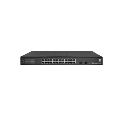 Abbildung von LevelOne GES 2126 Hilbert 26 Port Gigabit Smart Lite Switch, 24 x RJ45, 2 SFP