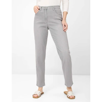 Abbildung von BRAX Style Corry Jeans Straight Leg, Damen, Größe: 46xS, Light grey slightly used