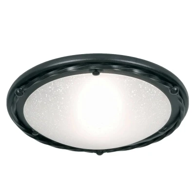 Abbildung von Elstead Lighting PB F B BLACK Deckenleuchte Pembroke 1xE27 H:7,5 Ø:30