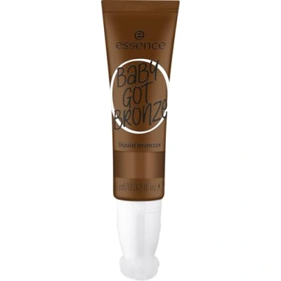 Abbildung von essence BABY GOT BRONZE liquid bronzer, Nr. 40, Braun, langanhaltend, definierend, Einfach zu entfernen, natürlich, vegan, ölfrei, ohne Parabene, Mikroplastikpartikel, 1er Pack (10ml)