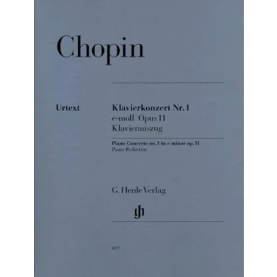 Abbildung von Konzert 1 E Moll Op 11 Klav Orch. Klavier, Klavier zu 4 Händen: Instrumentation: 2 Pianos, hands, Piano Concertos (G. Henle Urtext Ausgabe)