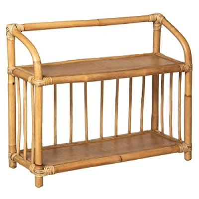 Abbildung von Atmosphera Kinderbücherregal Rattan H. 50 cm Beige