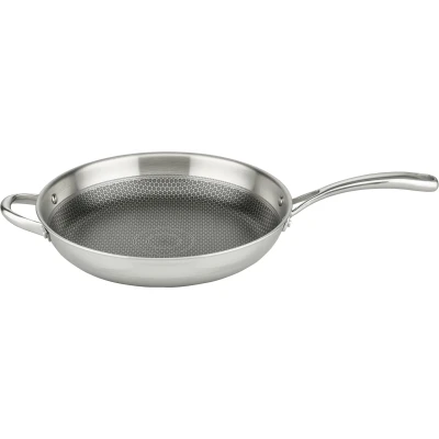 Abbildung von Elo Bratpfanne &quot;Relief&quot;, Edelstahl, (1 tlg.), einzigartiges Öl Dosiersystem, Induktion, Ø 32 cm