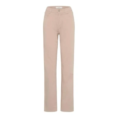 Abbildung von BRAX Damen Style Carola Five pocket Hose in Wertigem Baumwollstretch , Beige, 31W / 34L