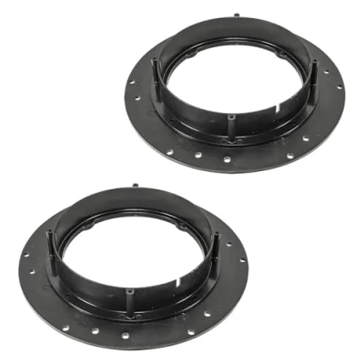 Abbildung von tomzz Audio 2857 068 Lautsprecherringe Adapter Halterungen kompatibel mit VW Golf T5 T6 Tiguan Touran für 165mm DIN Lautsprecher
