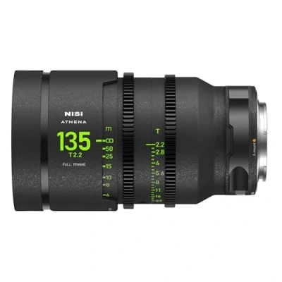 Abbildung von NiSi Athena 135mm T2,2 Prime Cine Objektiv Vollformatobjektiv für Sony E Mount