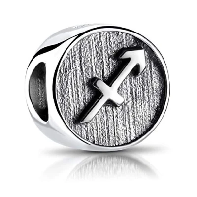 Abbildung von Materia Charm Sternzeichen Bead Schütze 593, Hülse aus 925 Sterling Silber