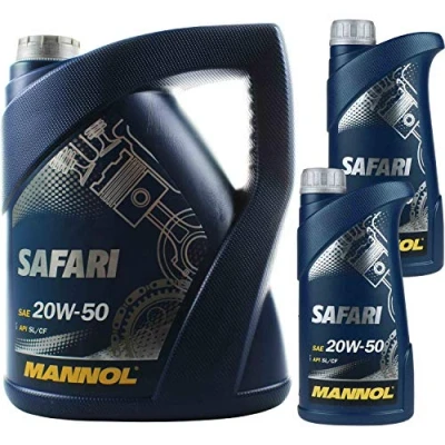 Abbildung von QR PARTS 69989077 7 Liter Original MANNOL Motoröl Safari 20W 50 API SL/CF Engine Oil Öl 11192547