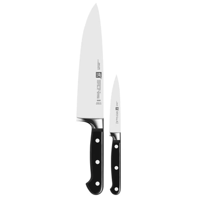 Abbildung von Zwilling Messer Set &quot;Pro&quot;, (Set, 2 tlg., 1 Spick und Garniermesser (10 cm), Kochmesser (20 Edelstahl 18/10, aus einem Stück geschmiedet